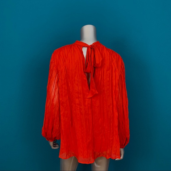 ASOS Crepe Puff Sleeve Blouse // (NWOT) - Picture 3 of 3